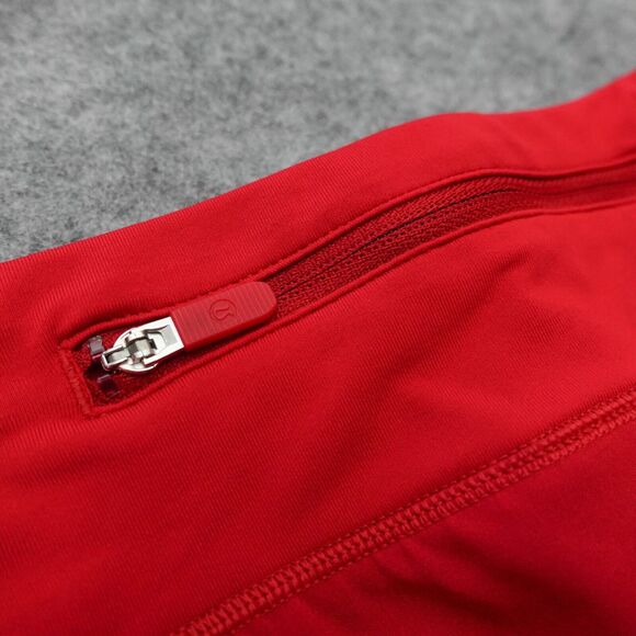 New Lululemon Speed Up LR Low Rise Shorts 2.5” Lined DKRD Dark Red Size 10 - Picture 4 of 10